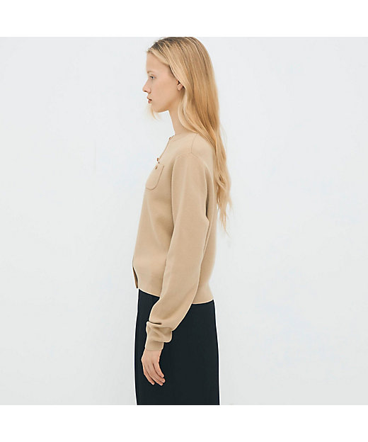 コットンカシミヤ クルーネックカーディガン | CABaN/キャバン | 三越