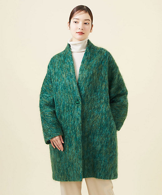 モヘヤシャギーコクーンコート | Sybilla (Women)/シビラ | 三越伊勢丹