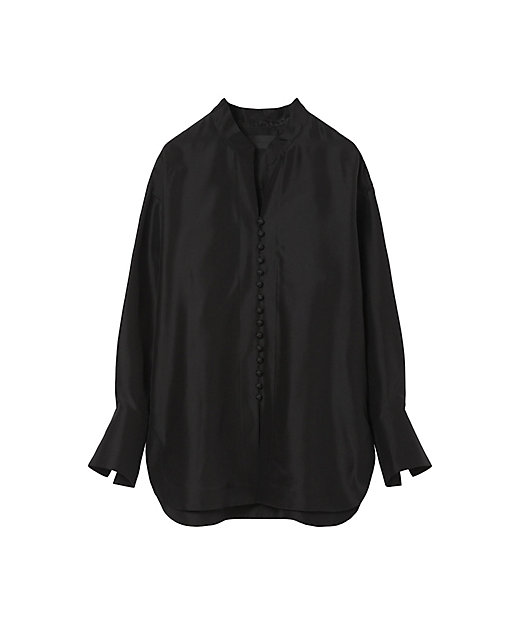 Basic Silk MultiーButtoned Blouse