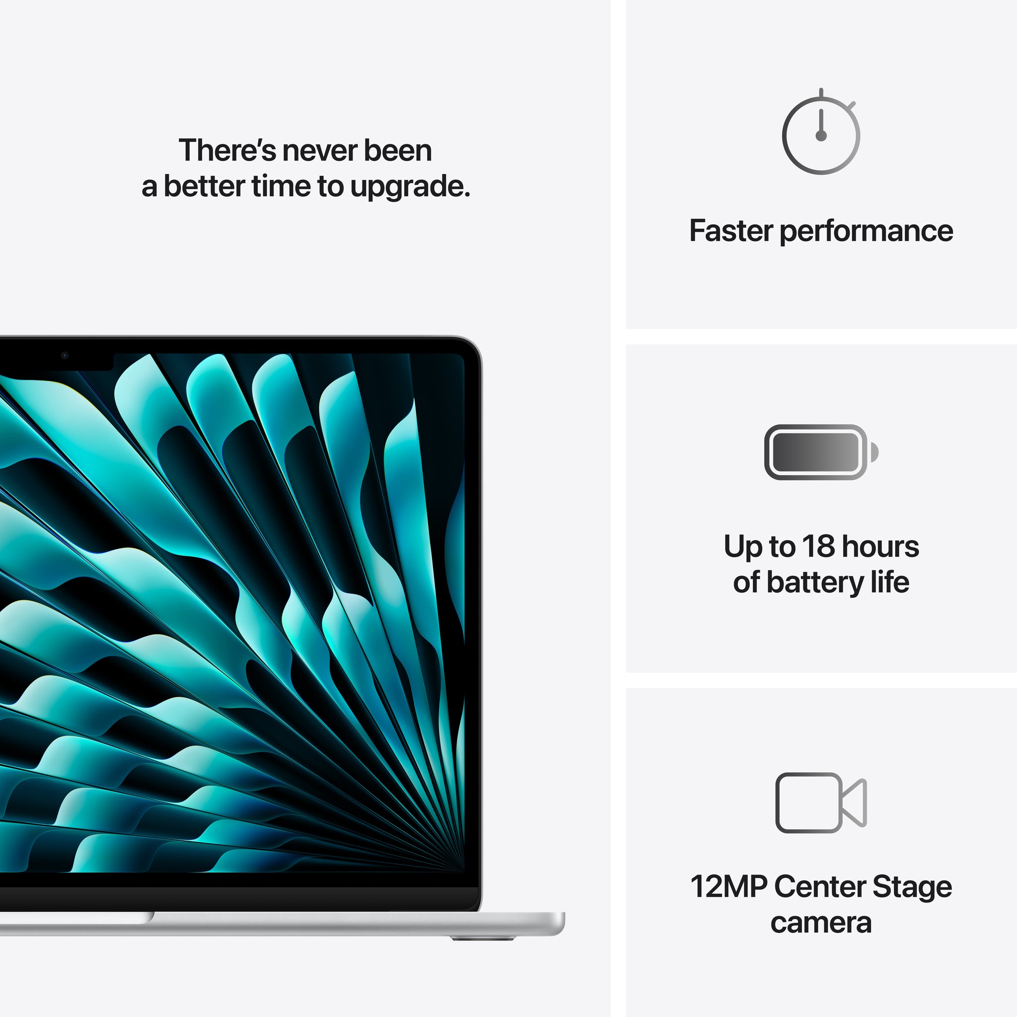 13-inch MacBook Air: Apple M4 chip with 10-core CPU and 8-core GPU