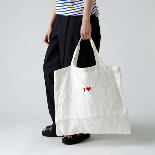 R & D.M.Co- オールドマンズテーラー リネン トート バッグ “TOTE BAG