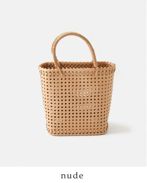 irose イロセ カウレザー ミニ カゴ バッグ M “KAGO” bag-k08-fn