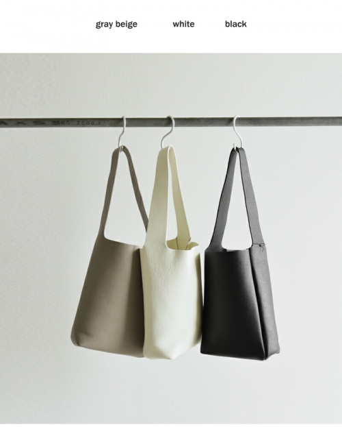 Aeta アエタ ペブルグレイン レザー ショルダー バッグ Sサイズ