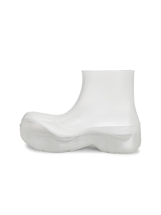 Bottega Veneta Puddle Ankle Boots in Glass | FWRD