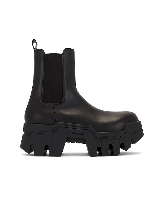 Balenciaga Bulldozer Chelsea Boot in Black | FWRD