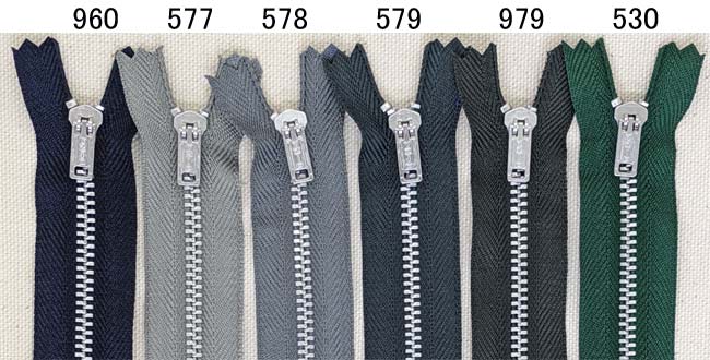 3Y 止 ファスナー（ミトラファスナー・カーブ有） 22cm