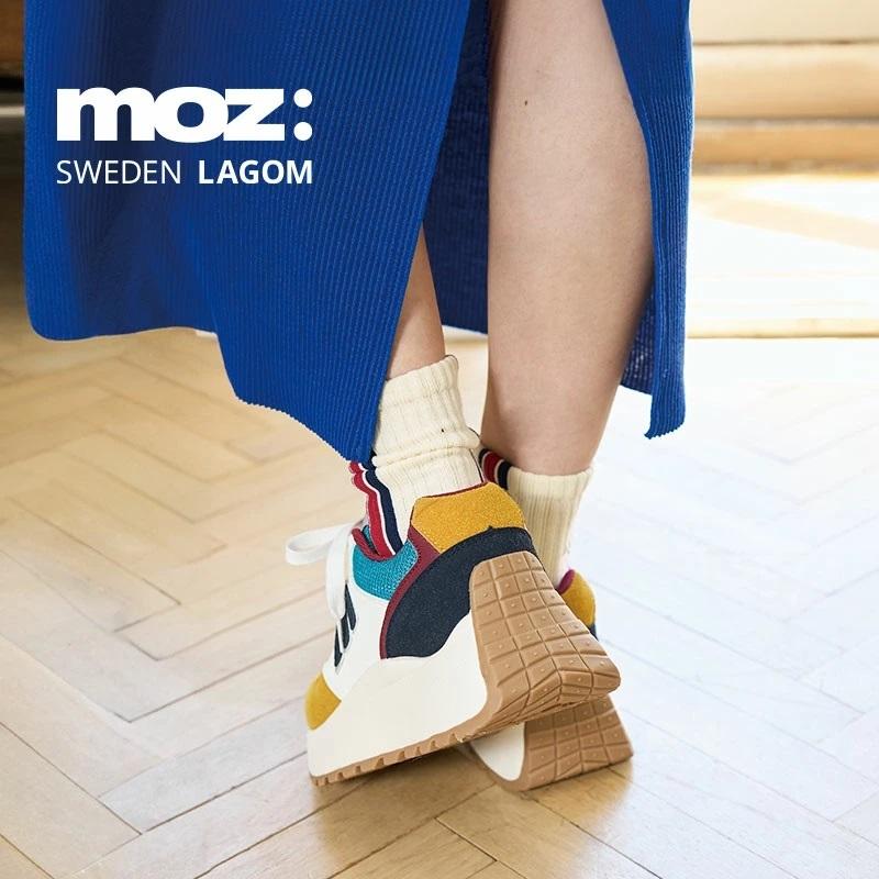 moz（モズ） 【25春夏新作】moz 厚底 カラーコンビスニーカー : マルイ