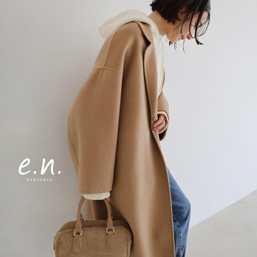 リバー ロング コクーン コート evernavy エバーネイビー : マルイ