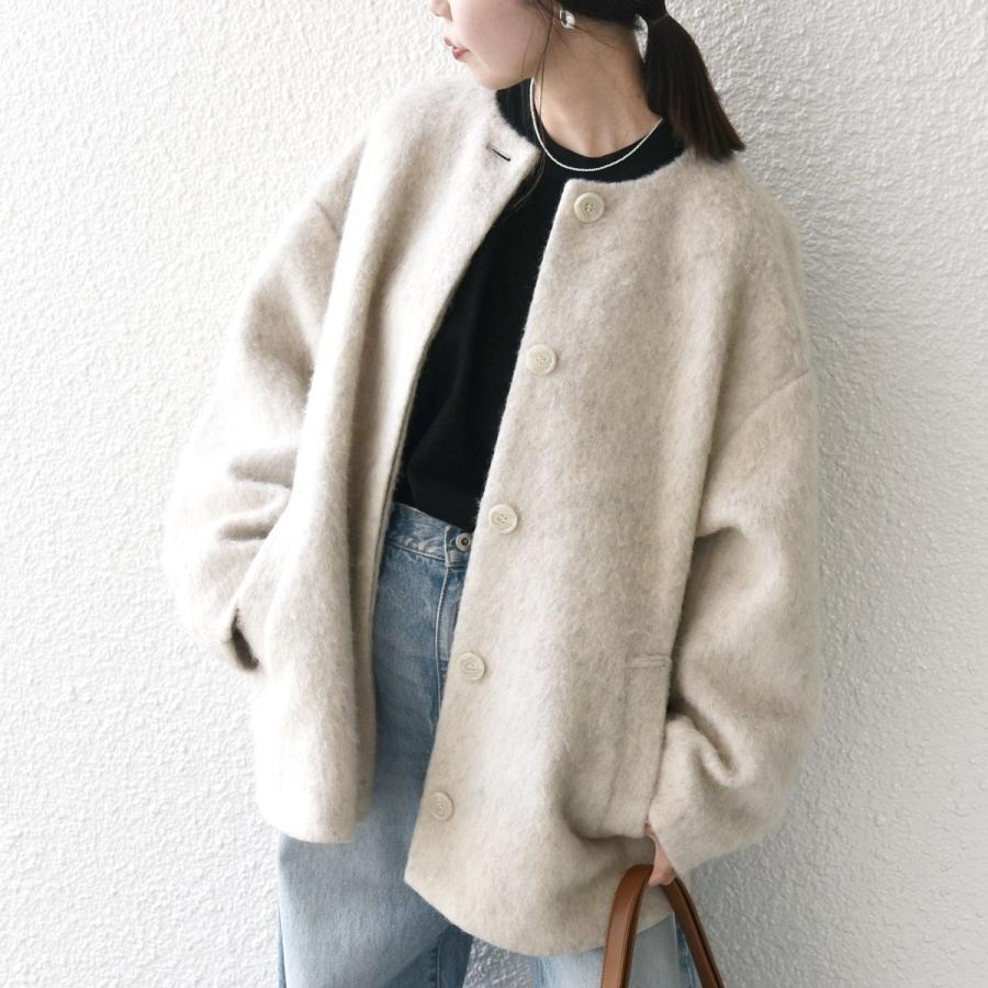 SHIPS any any: シャギー ノーカラー コクーン コート : マルイ(丸井