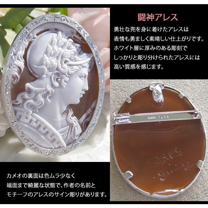 CAMEO（カメオ） Giuseppe Tesoriere作 サードニクスシェル 天然