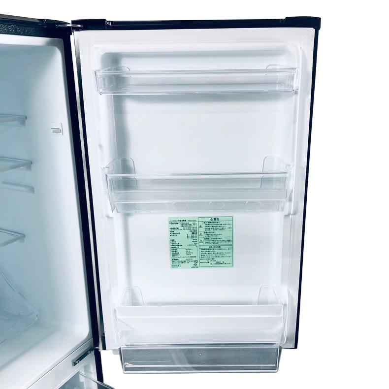 冷蔵庫 中古 REFAGE YRZ-F15LK 2023年製 2ドア 156L ブラック ファン式