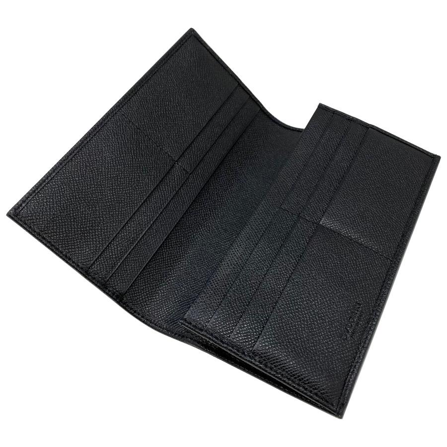 BVLGARI（ブルガリ） 長財布 マン ラージウォレット 型押し グレイン