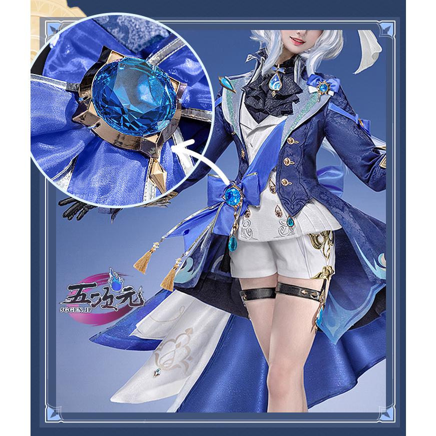 猫屋小舗 原神 コスプレ フリーナ・プネウマ 水神 衣装 ※ウィッグ 鞋