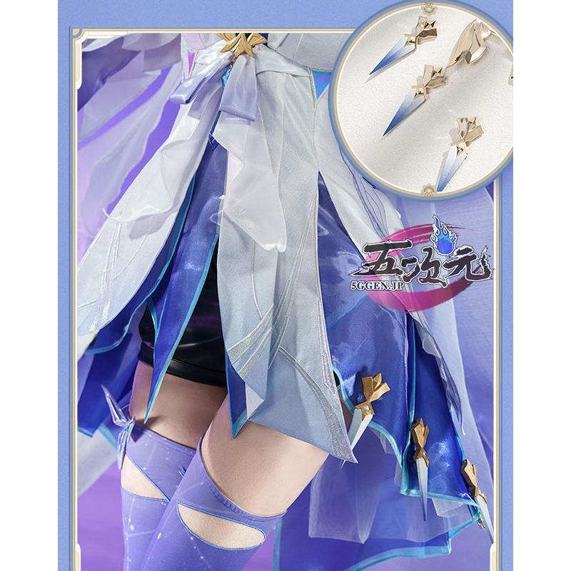 猫屋小舗 原神 コスプレ スカーク 衣装 ※ウィッグ 靴 追加可能 : 五