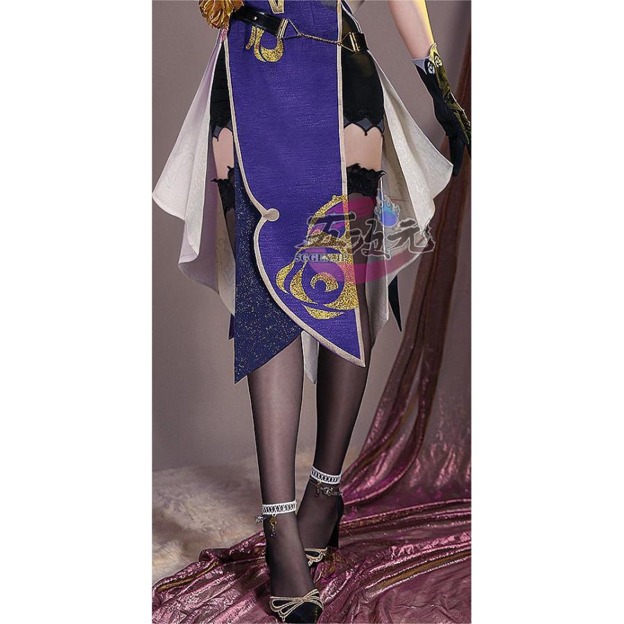 三分妄想 原神 コスプレ リサ 衣装 ※ウイッグ 靴 追加可 : 五次元