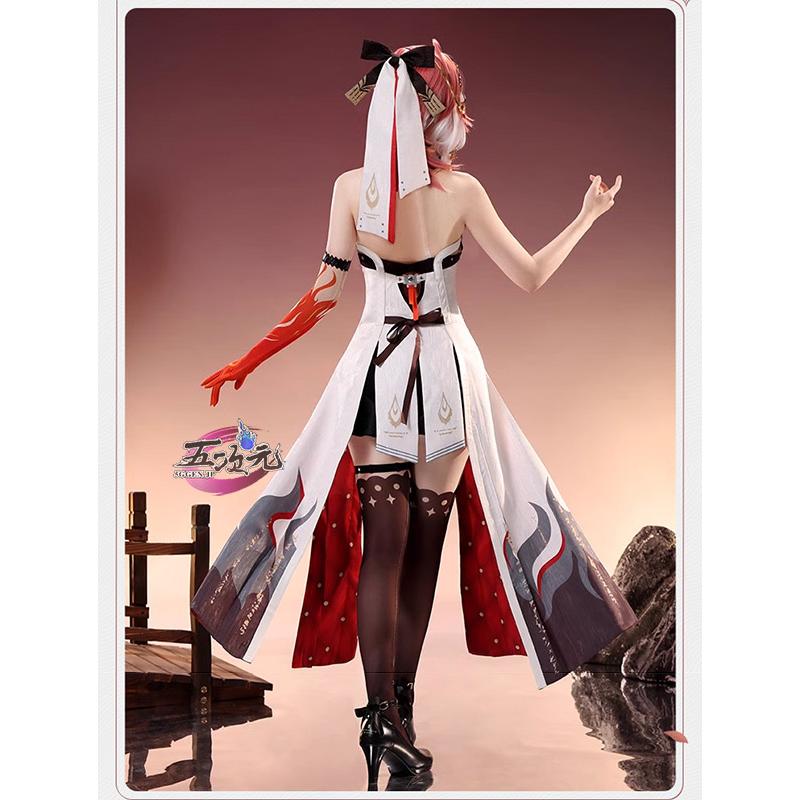 三分妄想 鳴潮 コスプレ 長離 衣装 ※ウィッグ 靴 追加可 : 五次元