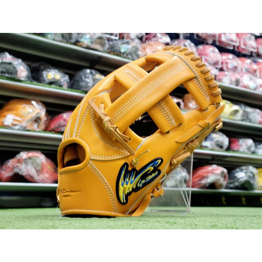 アイピーセレクト 硬式用グラブ 内野手 右投げ キップレザー RDモデル