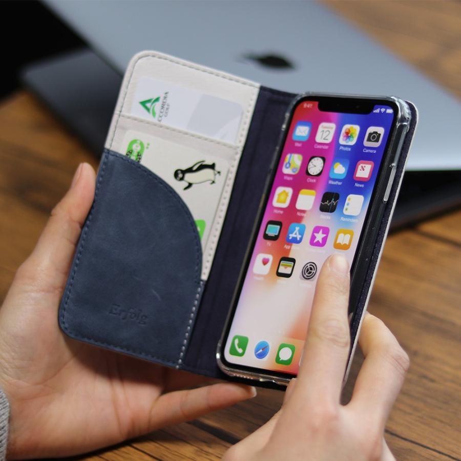 iPhone 蓋ピタ＆画面割れ防止 X XS 本革 ケース 手帳型 スマホケース