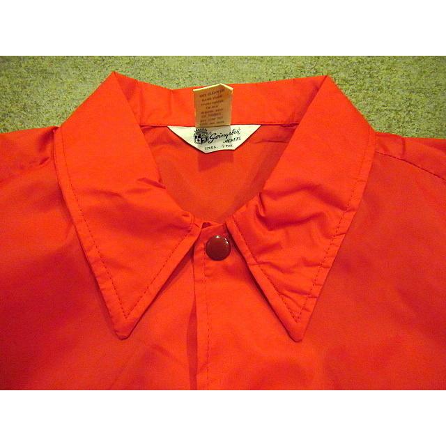 ビンテージ60's70's☆DEADSTOCK Swingsterナイロンコーチジャケット赤