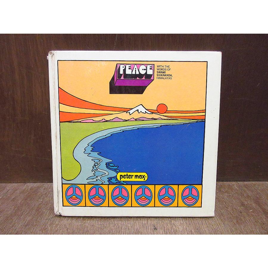 ビンテージ70's○Peter Max「PEACE」絵本○240603i4-otclctピーター