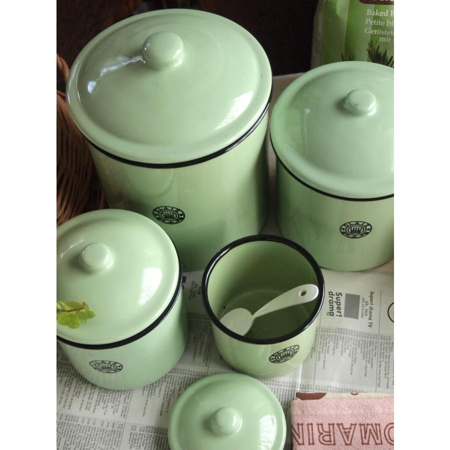 ホーロー雑貨 ホーロー クレール キャニスター 4点セット琺瑯 北欧雑貨