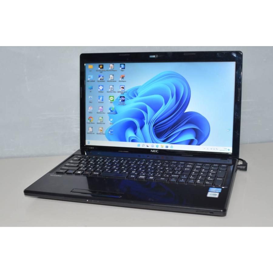 中古良品ノートパソコン Windows11+office NEC VJ22LF-F core i3-2328M