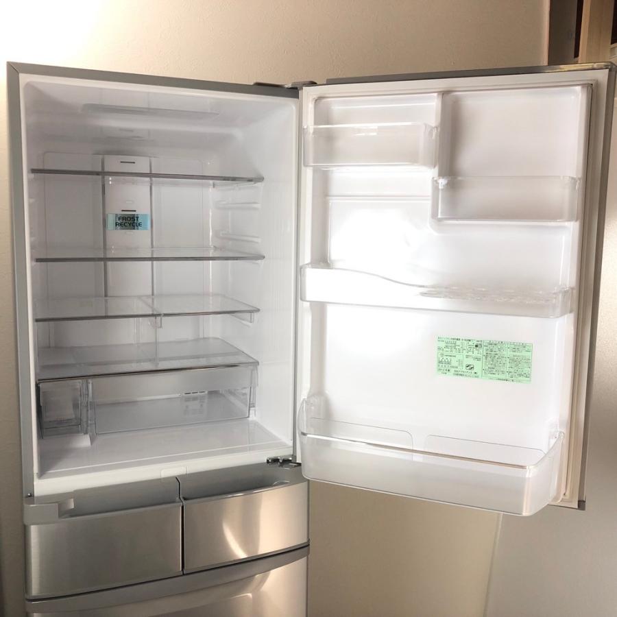 日立（HITACHI） 中古 415L 5ドア冷蔵庫 R-S42BM 2012年製 自動製氷
