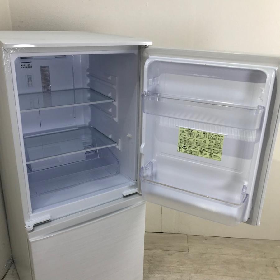 SHARP（シャープ） 中古 137L つけかえどっちもドア 2ドア冷蔵庫 SJ