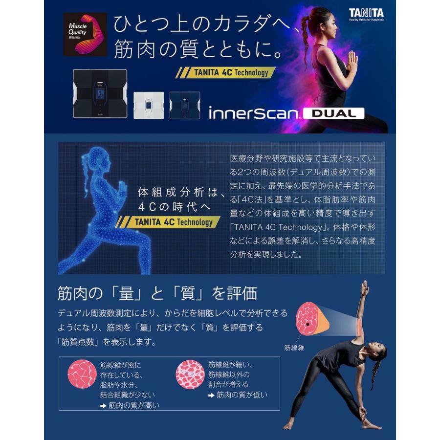 TANITA（タニタ） 体組成計 スマホ 対応 連動 体重計 インナースキャン