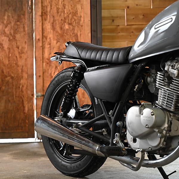 カワサキ W400 W650 リアサスペンション ブラック ローダウン リア