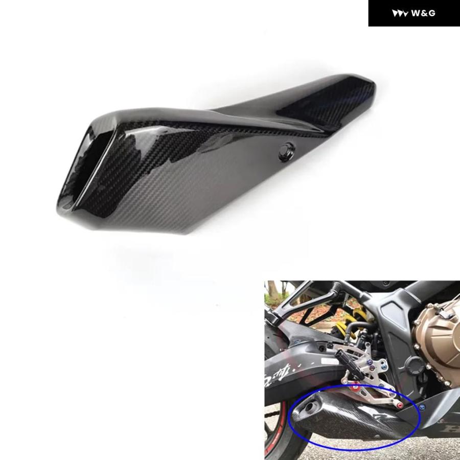 並行輸入品 ホンダ CBR650R CB650R 2019-21用カーボン排気カバー