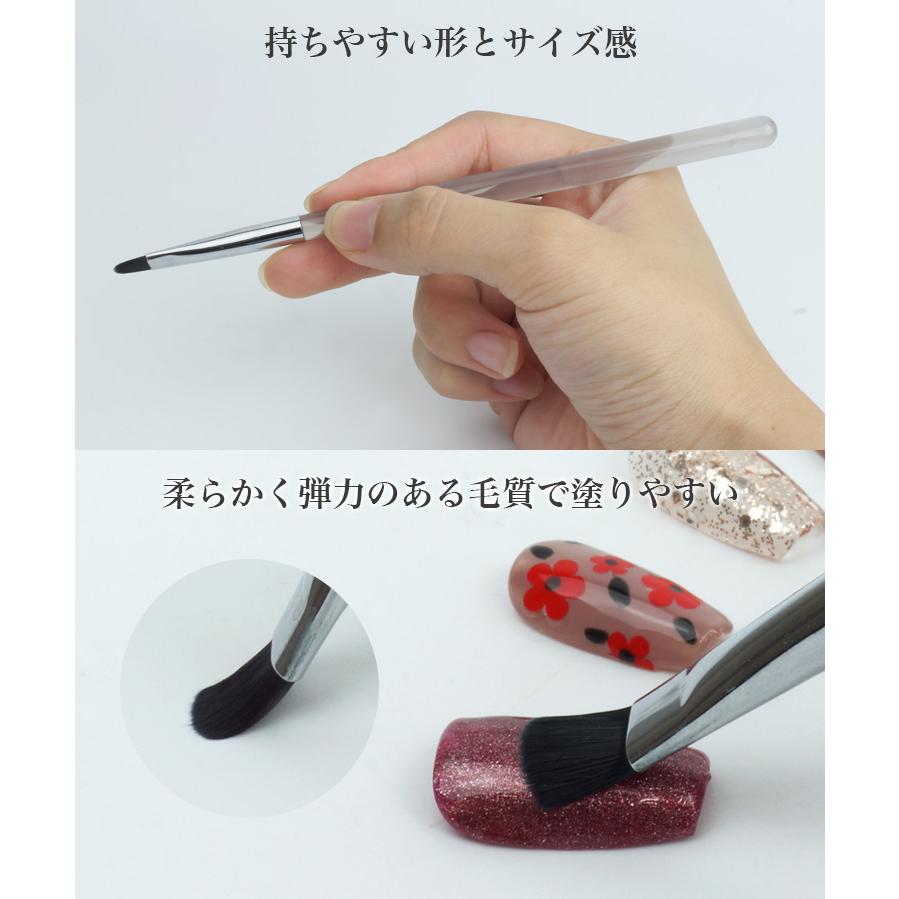 ネイルブラシ セット ネイル筆 ネイル ブラシ 9本セット ジェル ネイル
