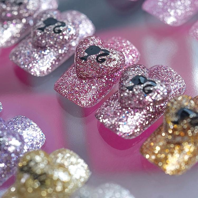 Barbie バービー クリスタルフラッシュジェル 6色セット No.1 : ネイル