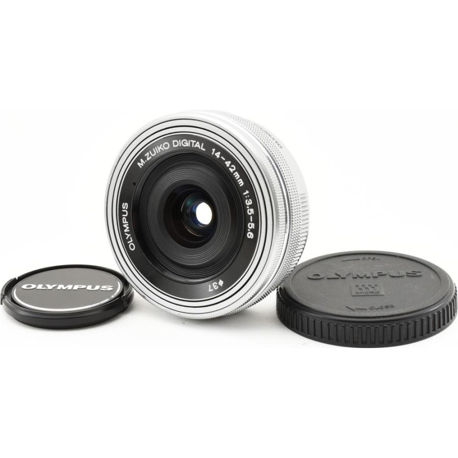 M.ZUIKO Olympus オリンパス DIGITAL ED 14-42mm F3.5-5.6 EZ シルバー