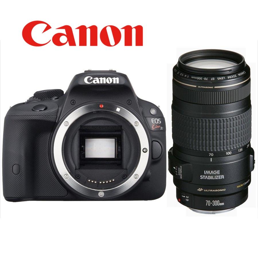 EOS Kiss キヤノン Canon X7 EF 70-300mm 望遠 レンズセット 手振れ