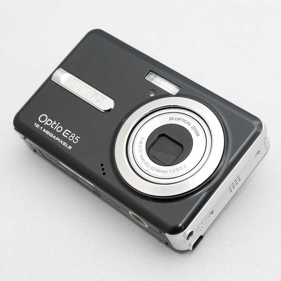 ペンタックス PENTAX Optio E85 ブラック 光学3倍ズーム 1210万画素