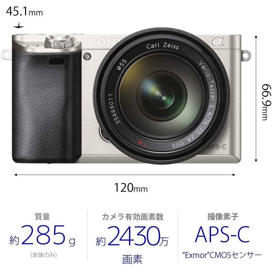 α（ソニー） ソニー SONY α6000 ILCE-6000 レンズセット シルバー