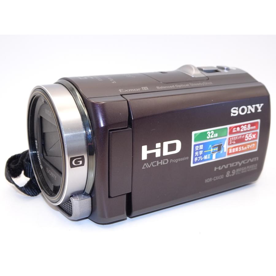 中古】【外観並級】SONY ビデオカメラ HANDYCAM CX430V HDR-CX430V/T