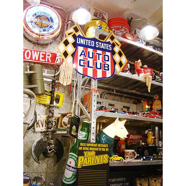 ビッグサイズ USオートクラブ ガレージングサイン アメリカ雑貨