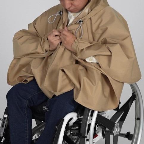 ケアウィル] レインウェア【ジャケットのみ】車椅子、防寒、上下分離