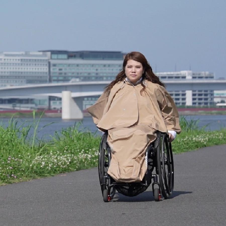 ケアウィル] レインウェア【ジャケットのみ】車椅子、防寒、上下分離