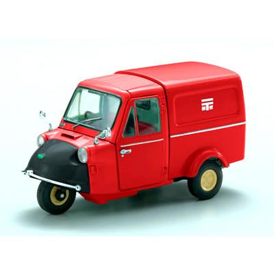 ダイハツ（DAIHATSU） エブロ 1/43 ミゼット 郵便車 1961 レッド