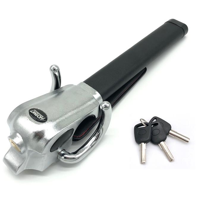 加藤電機 HORNET L型 ダブルロック式 ハンドルロック LH-5LB : カー