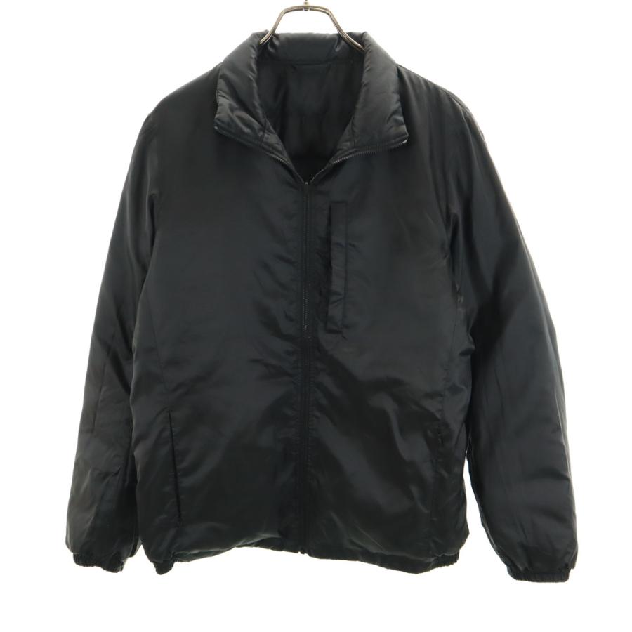 ユニクロ（UNIQLO） ダウンジャケット L ブラック リバーシブル メンズ