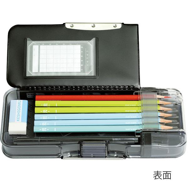 SONiC（ソニック） うかサポ えんぴつチェック 両面筆入 2ドア 筆箱 W