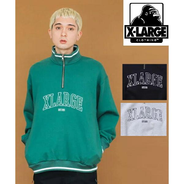 XLARGE（エクストラ ラージ） トレーナー スウェット ハーフジップ