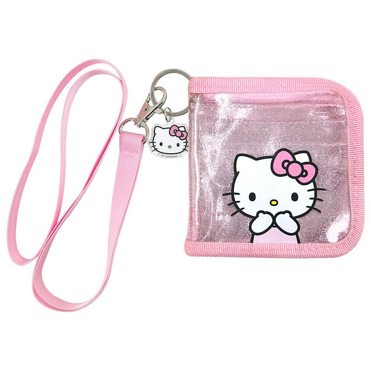 ハローキティ クリアウォレット ピンク 154797 ラメクリア SANRIO