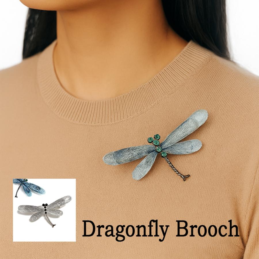 トンボブローチ ブローチ アクセサリー パーティー 釣り キャンプ 登山