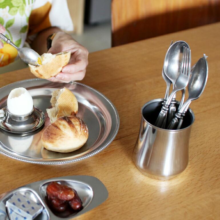 カトラリースタンド ステンレス シルバー イタリア製 業務用食器