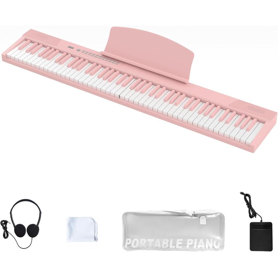 電子ピアノ 88鍵盤 折りたたみキーボード ピアノ piano 折り畳みピアノ